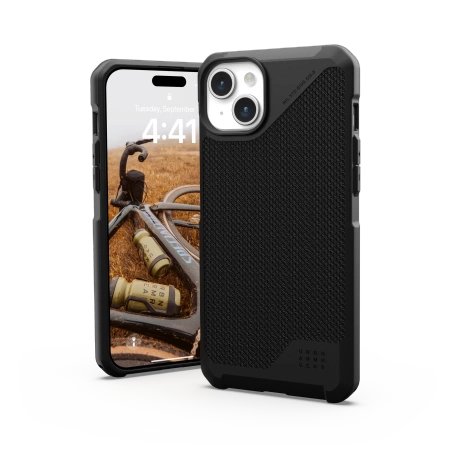 UAG Metropolis LT MagSafe case for iPhone 15 Plus - black kevlar
