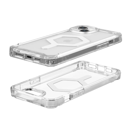 UAG Plyo MagSafe case for iPhone 15 Plus - transparent and white
