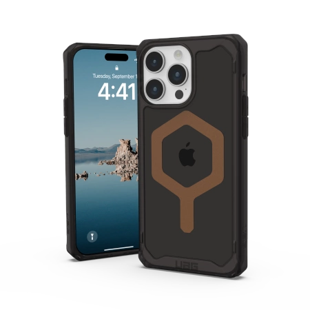 UAG Plyo MagSafe-fodral til iPhone 15 Pro Max - sort og brun