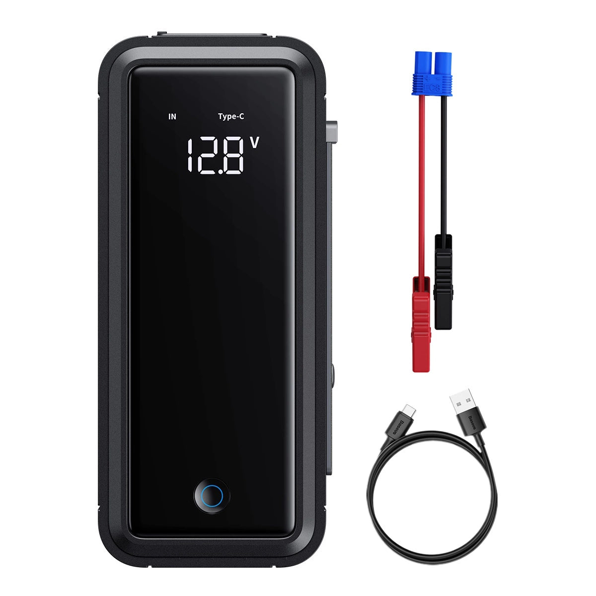 Jump starter med superkondensator Baseus Super Energy Mega Series BS-CH007 3000A 12V USB-C / EC8 / DC - grå