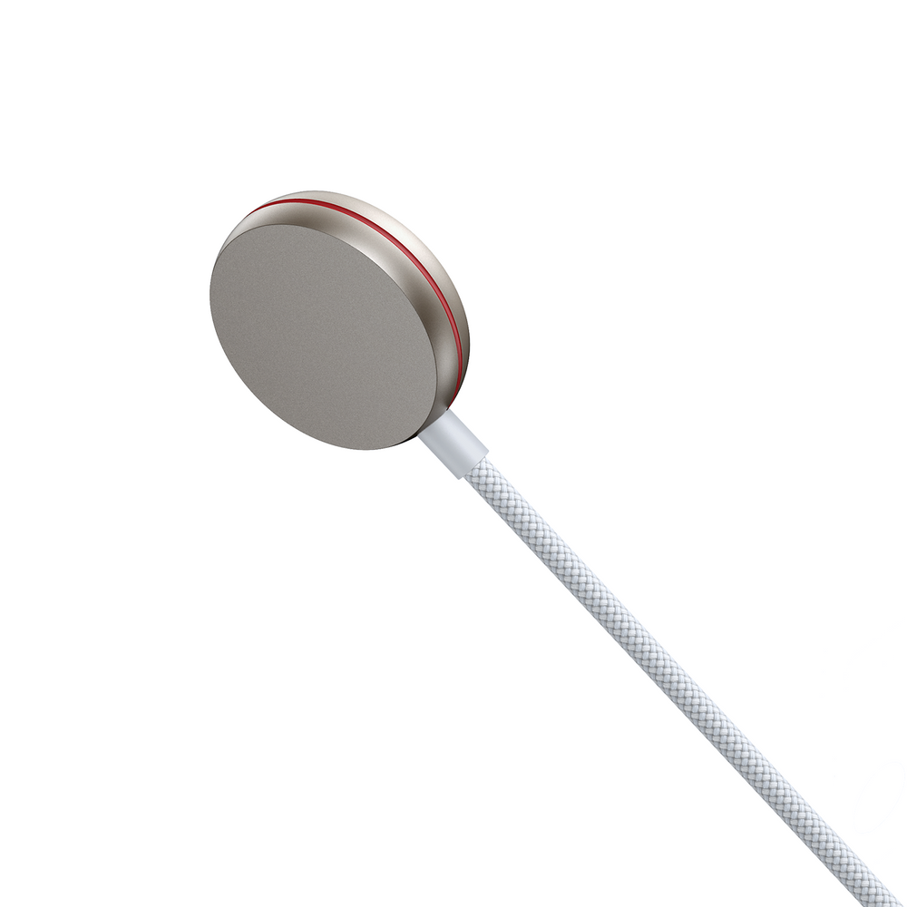 Joyroom 2 in 1 Lightning cable and inductive charger for Apple Watch 1.5m white (S-IW012)