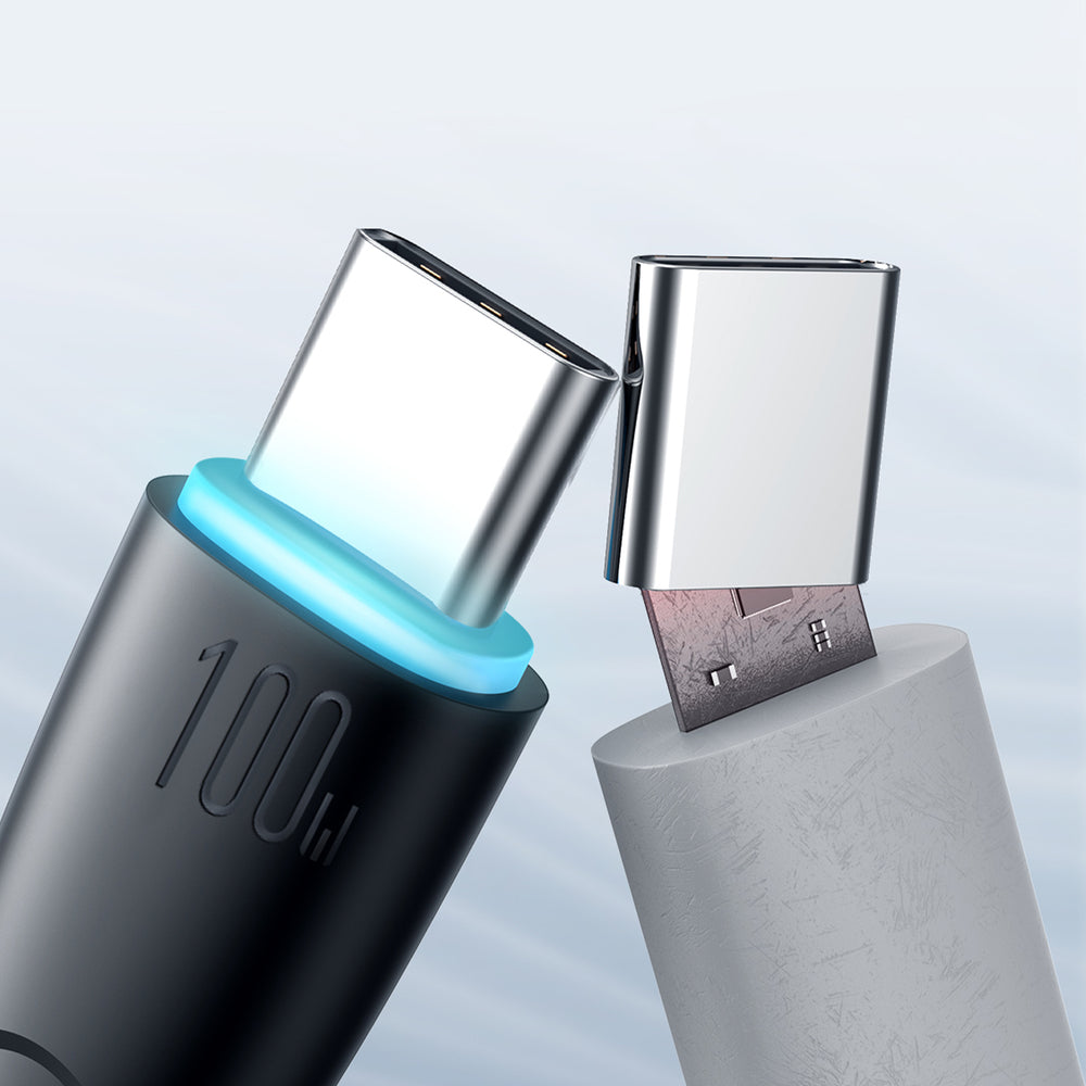 Joyroom Starry serie SA32-AC6 100W USB-A / USB-C kabel 1m - sort
