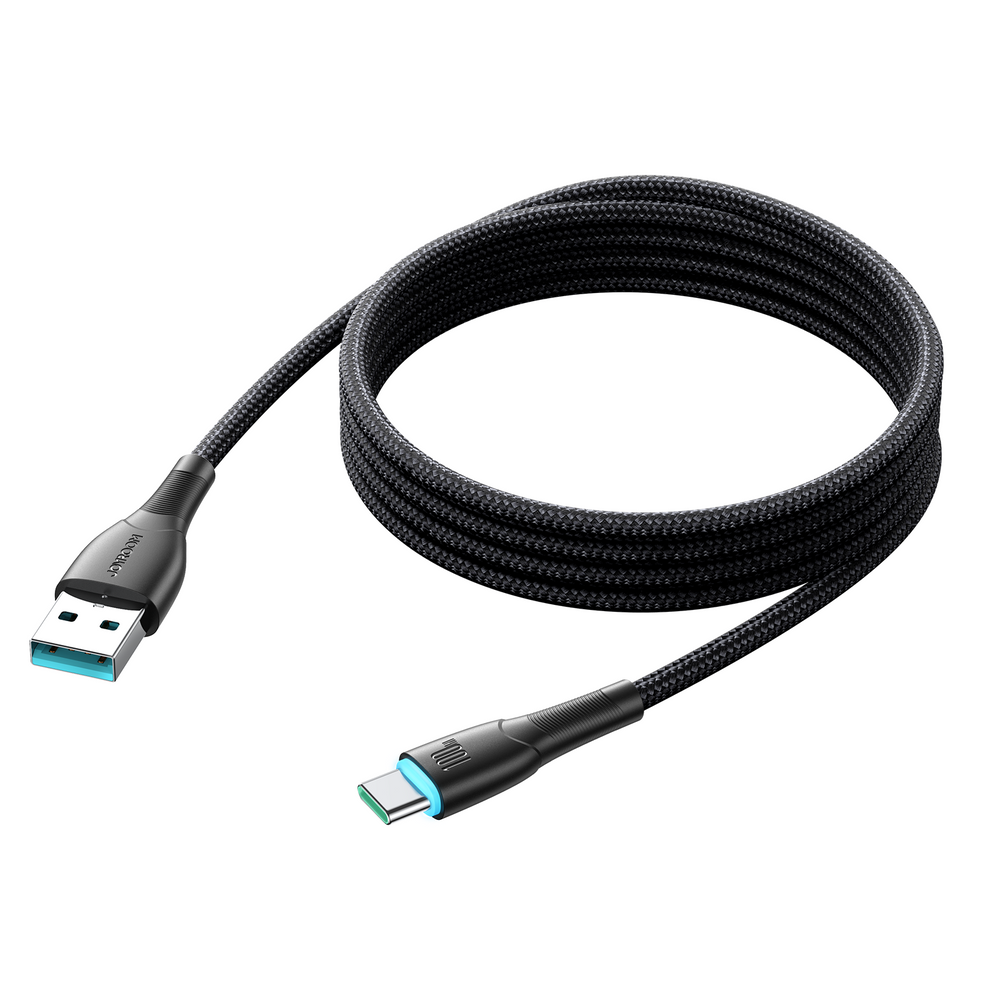 Joyroom Starry serie SA32-AC6 100W USB-A / USB-C kabel 1m - sort