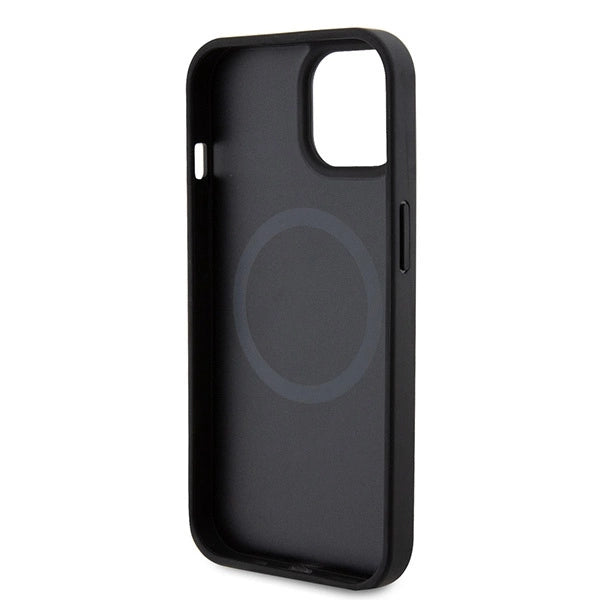 Ferrari FEHMP15SPTEK iPhone 15 6.1" sort/sort hårdkasse Carbon Metal Logo MagSafe