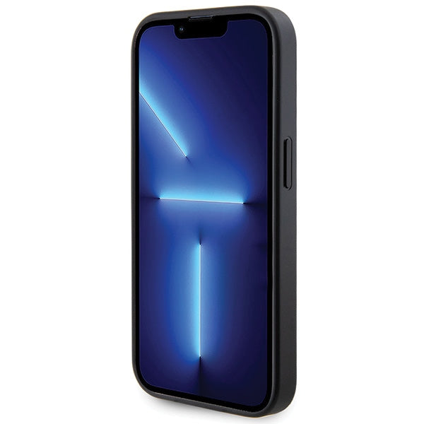 Guess GUHCP15LPS4DGPK iPhone 15 Pro 6.1" sort/sort hardcase Strass Metal Logo