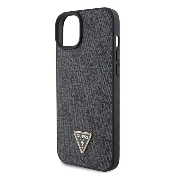 Guess GUHCP15MP4TDSCPK iPhone 15 Plus 6.7" black/black hardcase Crossbody 4G Metal Logo