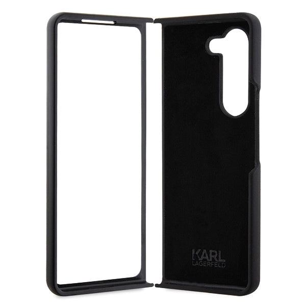 Karl Lagerfeld KLHCZFD5SNIKBCK Z Fold5 hardcase black/black Silicone Ikonik