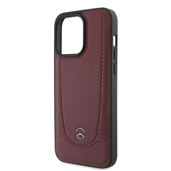 Mercedes MEHCP15LARMRE iPhone 15 Pro 6.1" rød/rød hardcase læder Urban Bengale