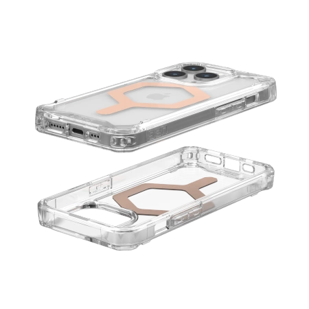 UAG Plyo MagSafe case for iPhone 15 Pro - transparent and pearl