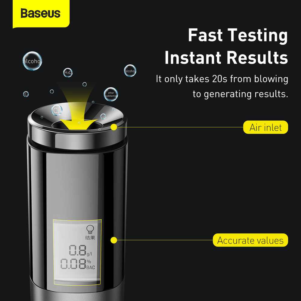 Baseus breathalyzer (CRCX-01) - black