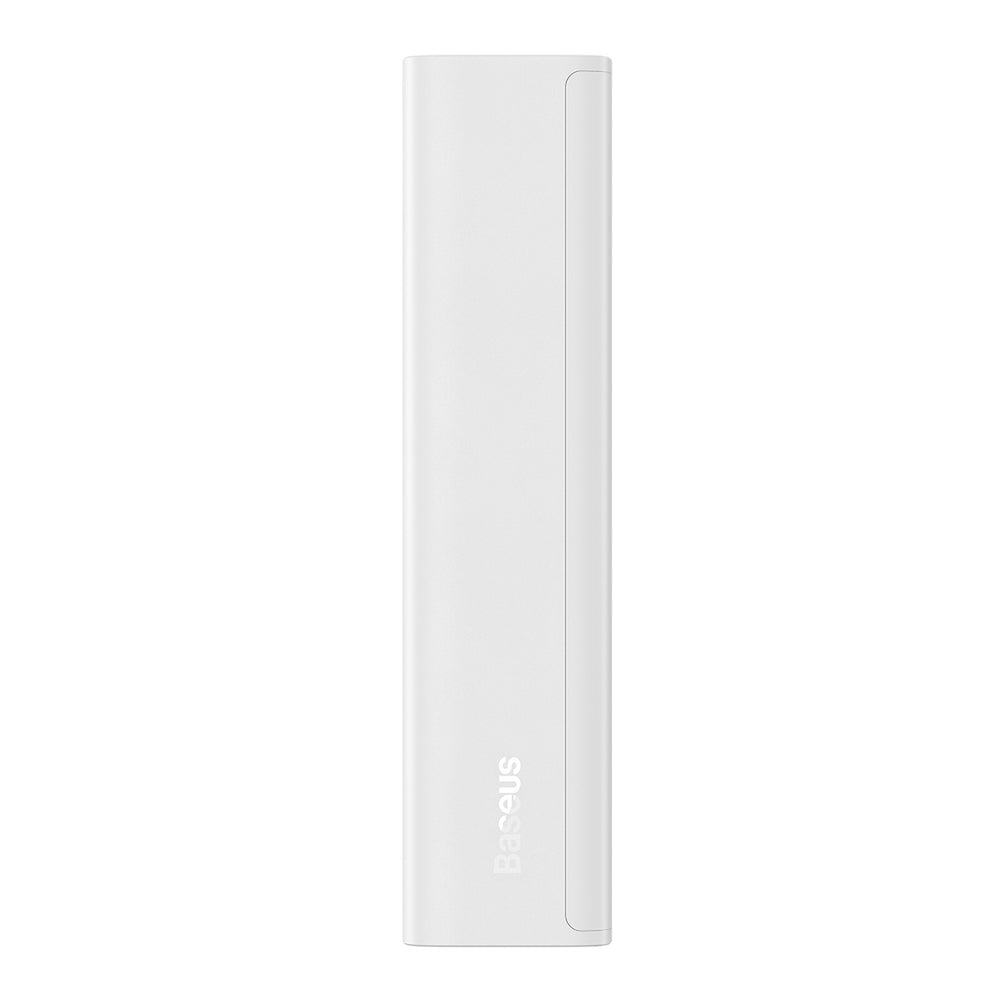 Baseus Adaman2 powerbank med digital skærm 2x USB-A / 1x USB-C 10000mAh 30W - hvid
