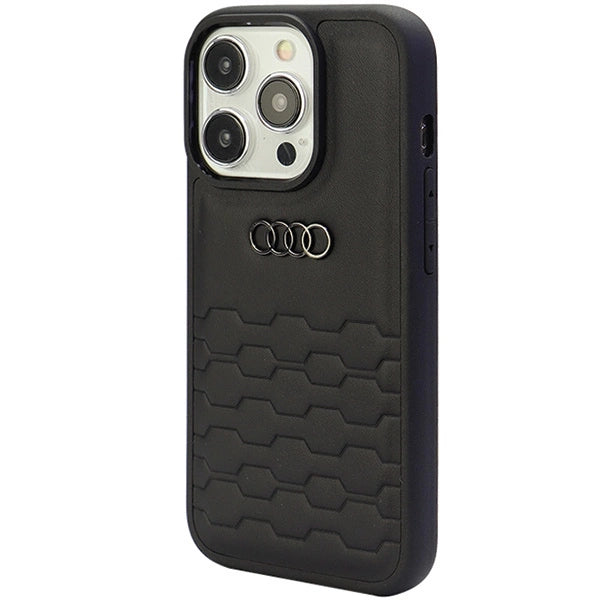 Audi GT Synthetic Leather case for iPhone 15 Pro - black