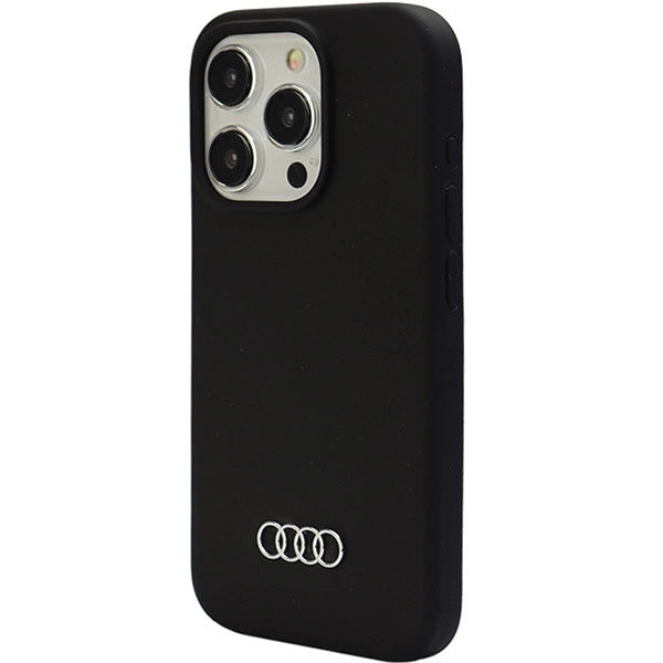 Audi Silicone Case for iPhone 15 Pro Max - black