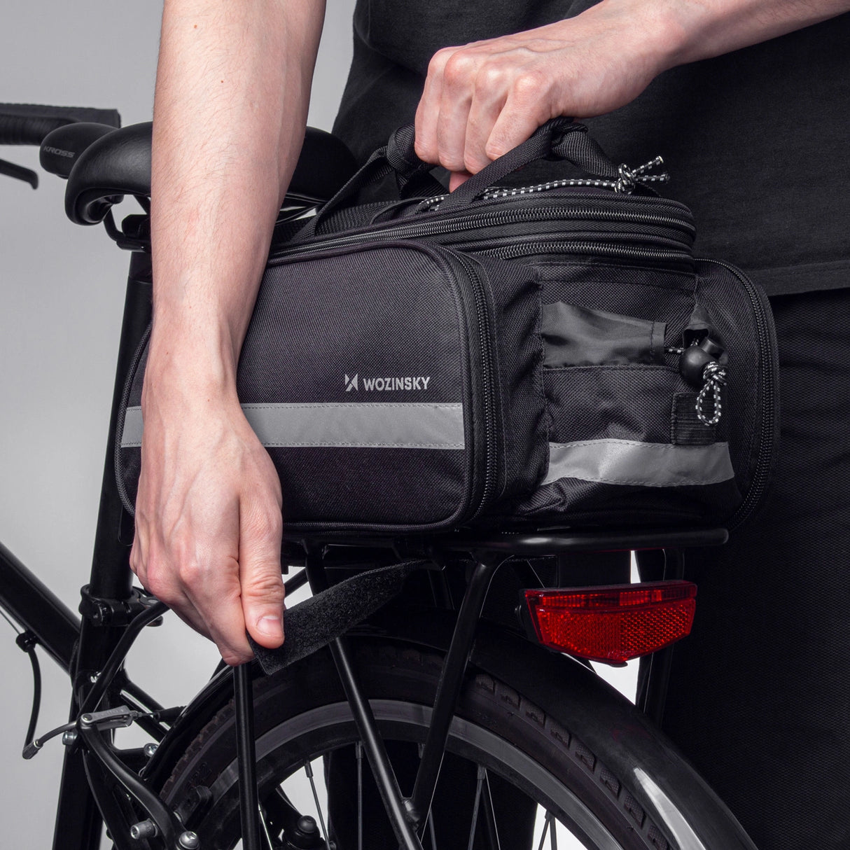 Wozinsky WBB36BK 27L Bike Bag - Black