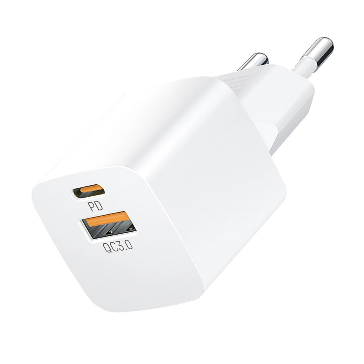 Wozinsky CMWCW 20W USB-C / USB-A vægoplader - hvid