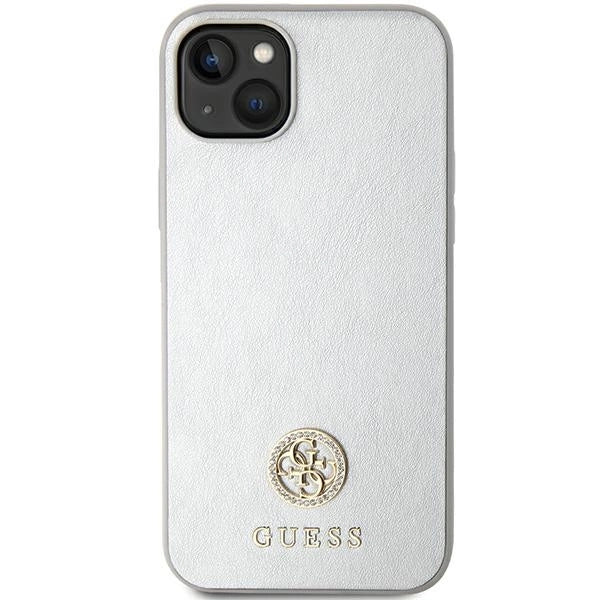Guess GUHCP15MPS4DGPS iPhone 15 Plus 6.7" silver/silver hardcase Strass Metal Logo
