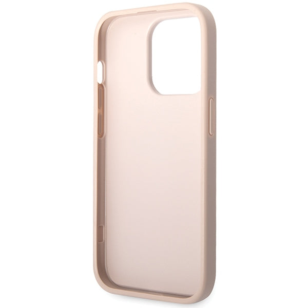 Guess GUHCP15X4GMGPI iPhone 15 Pro Max 6.7" pink/pink hardcase 4G Big Metal Logo
