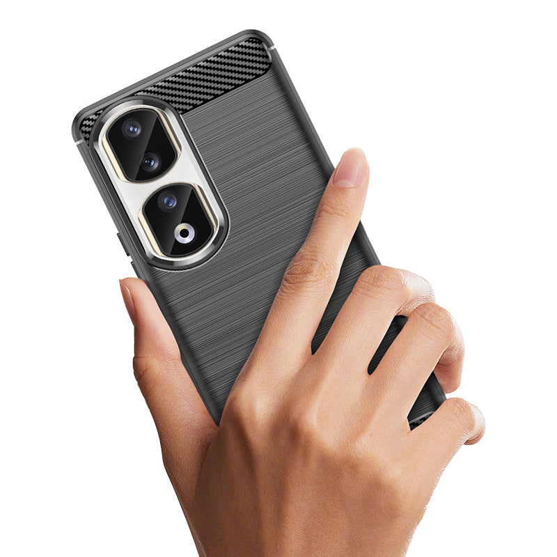 Carbon Case til Honor 90 Pro - sort