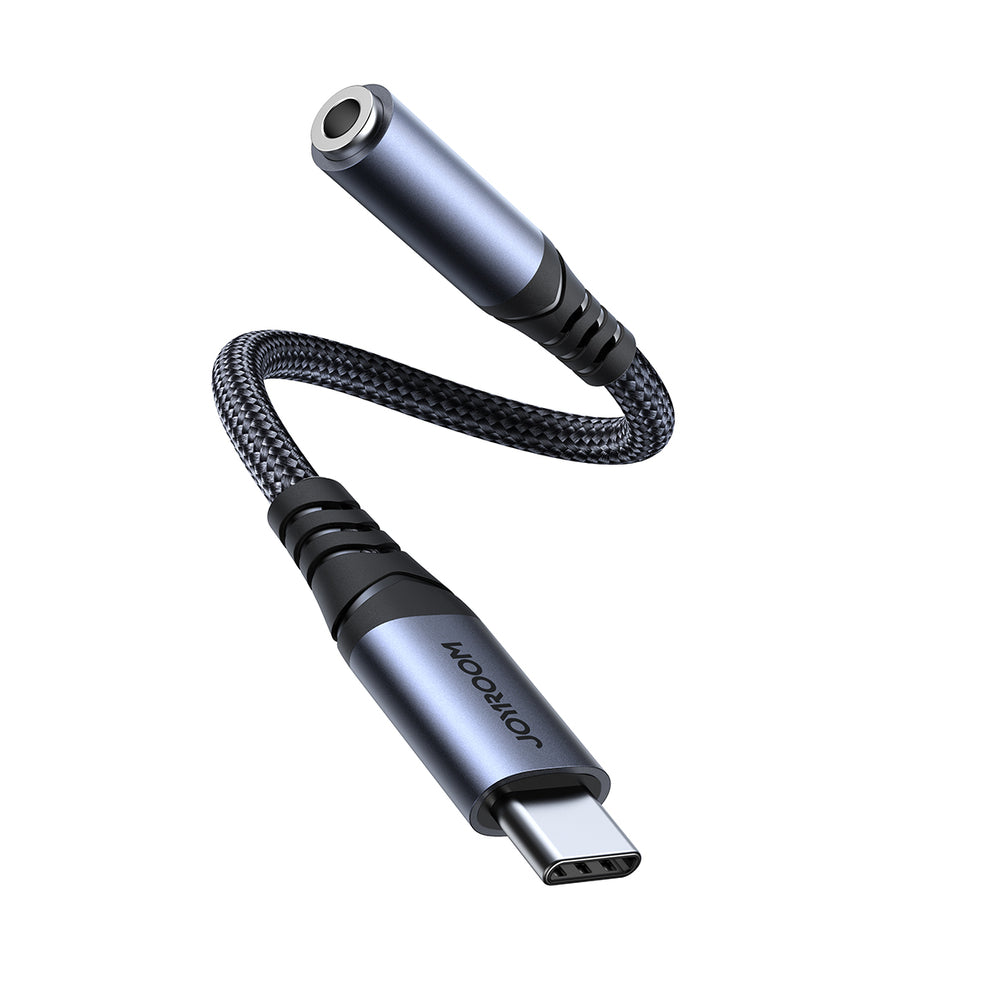 Joyroom SY-C01 USB-C DAC adapter til 3,5 mm mini jack - sort