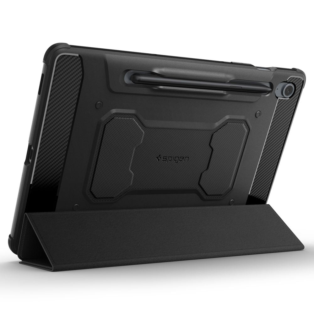 Spigen Rugged Armor Pro-kasse til Samsung Galaxy Tab S9 FE 10.9'' X510 / X516B - sort