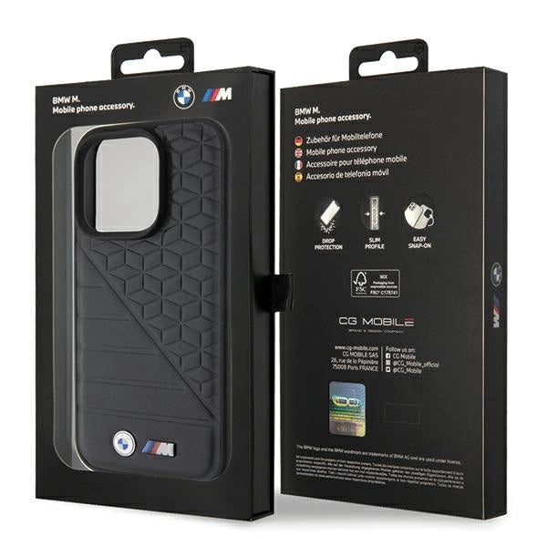 BMW Bi mønster iPhone 15 Pro Case - sort