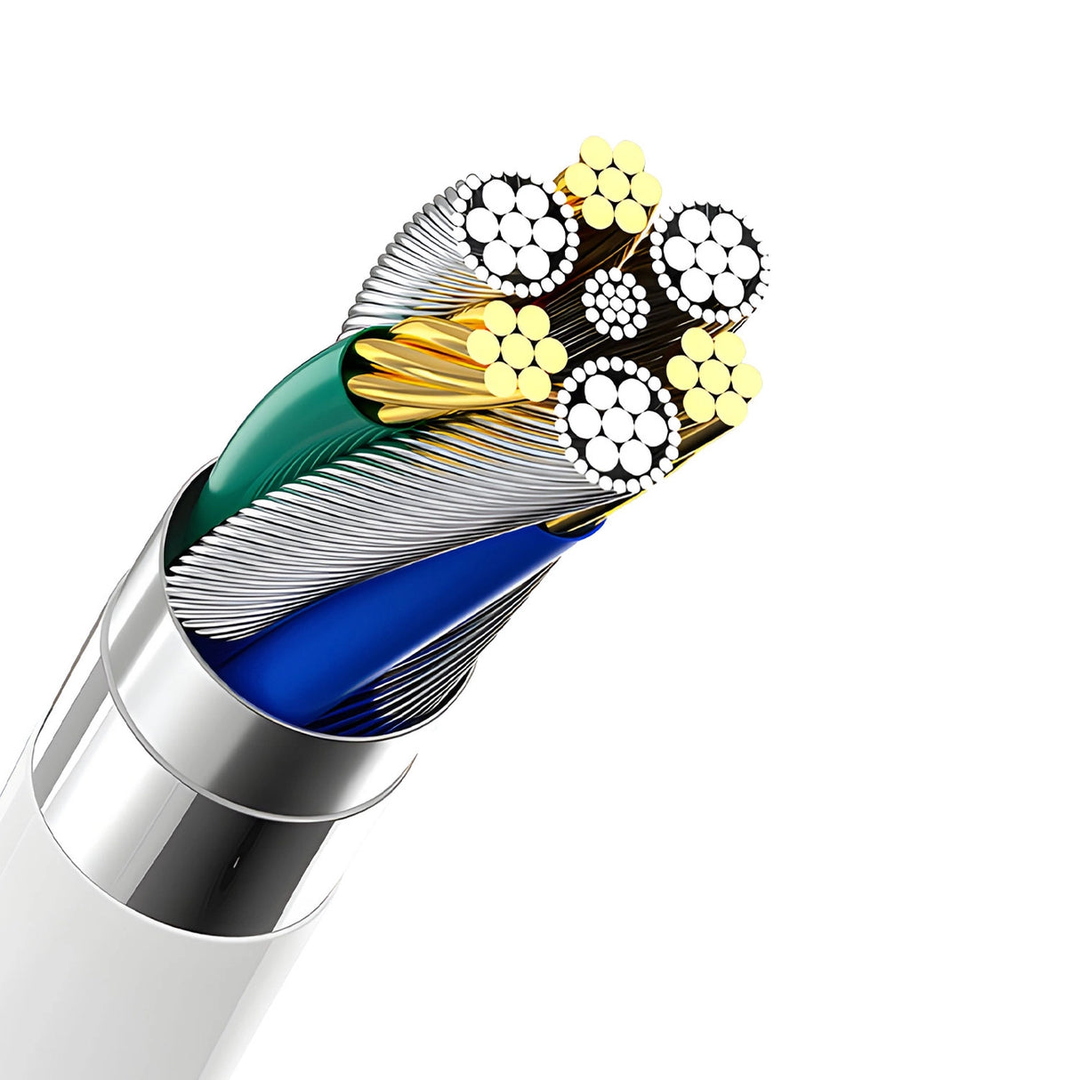 Dudao A4EU USB-A 2.1A vægoplader - hvid + USB-A - micro USB-kabel