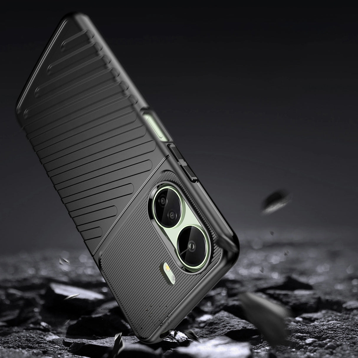 Thunder Case pansret kuffert til Xiaomi Redmi 13c - sort