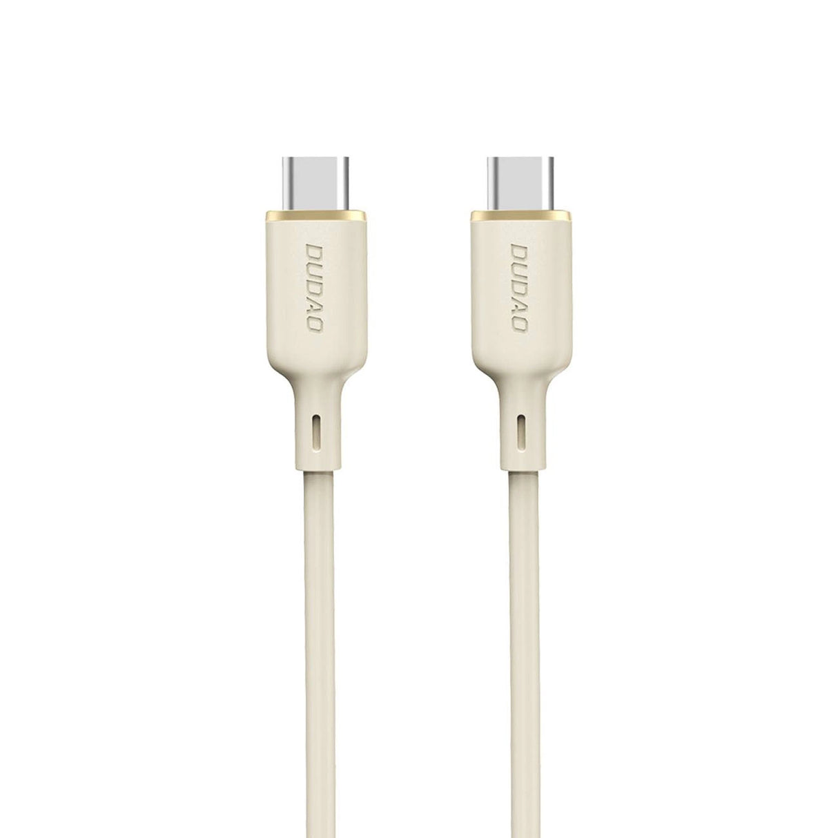 Dudao L7SCC USB-C - USB-C kabel 100W 1m - beige