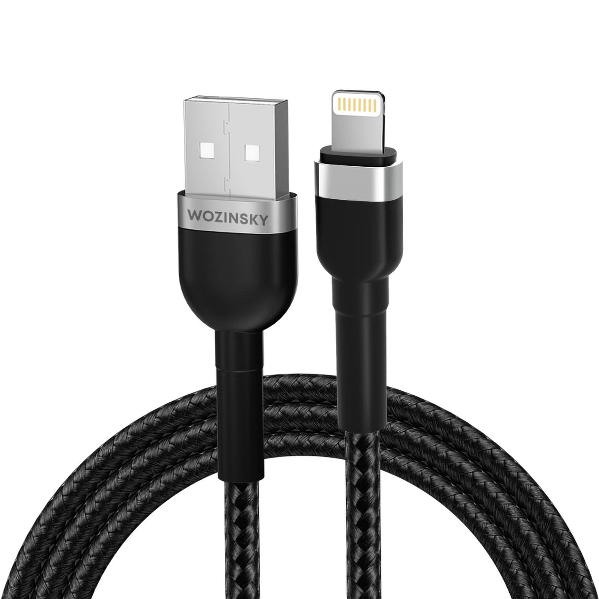 Wozinsky WNBAL1 USB-A / Lightning 2.4A kabel 1 m - sort