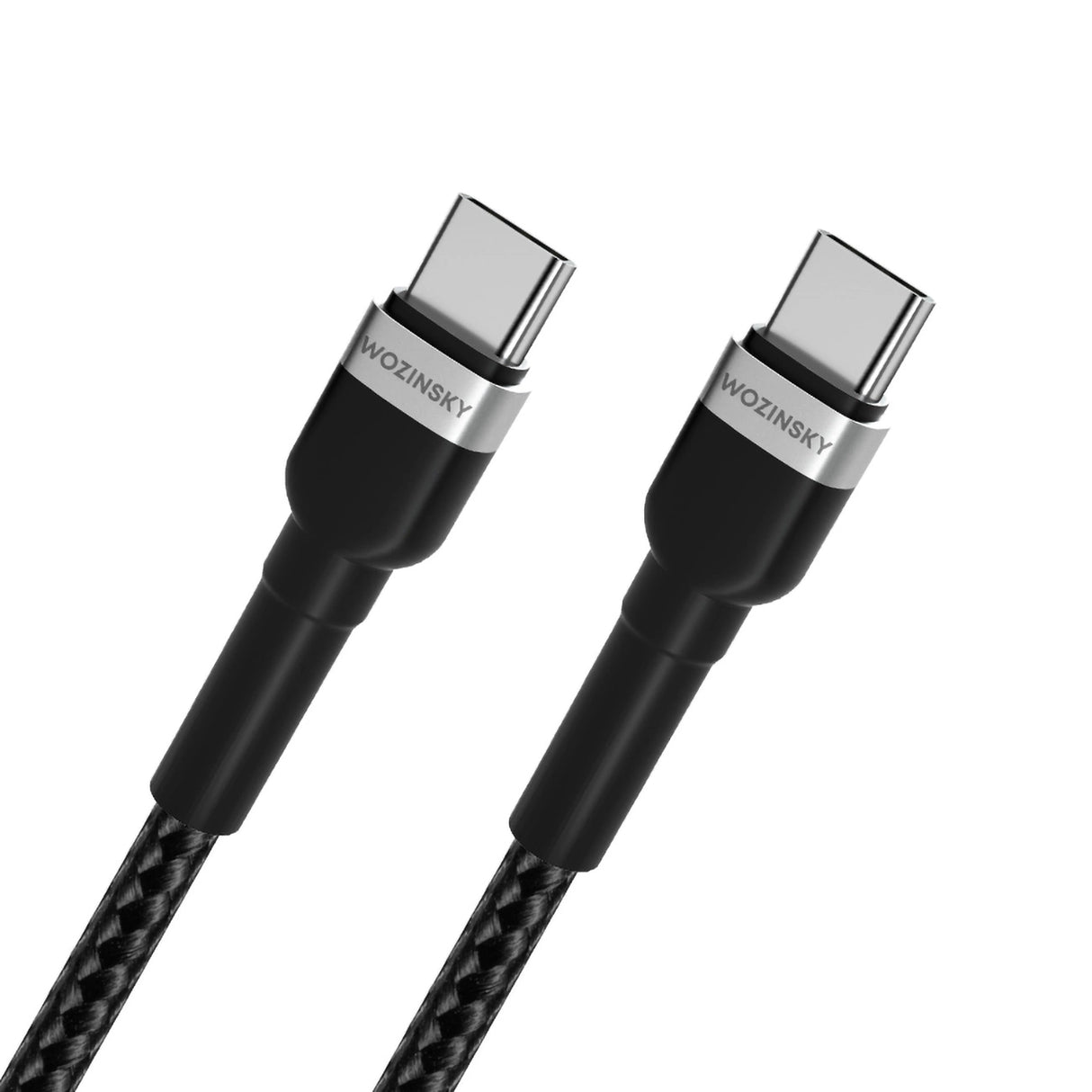 Wozinsky WNBCC2 USB-C / USB-C PD 65W kabel 2 m - sort
