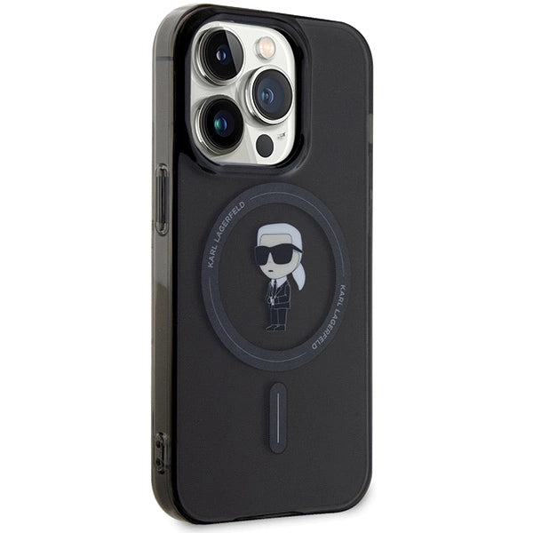 Karl Lagerfeld IML Ikonik MagSafe iPhone 14 Pro Max Case - Black