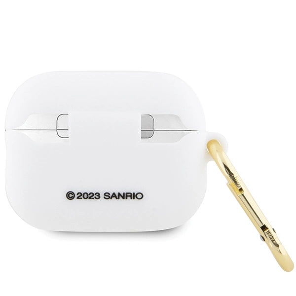 Hello Kitty Silicone 3D Kitty Head case for AirPods Pro 2 (2022/2023) - white