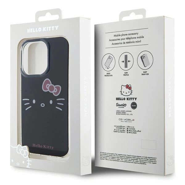 Hello Kitty IML Kitty Face case for iPhone 14 Pro - black