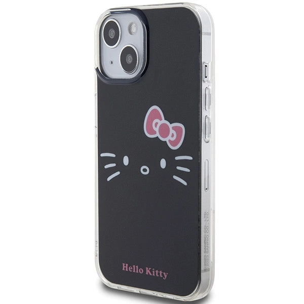 Hello Kitty IML Kitty Face case for iPhone 15 - black
