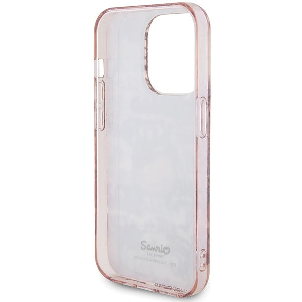 Hello Kitty IML Tags Graffiti case for iPhone 15 Pro Max - pink