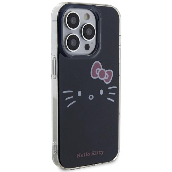 Hello Kitty IML Kitty Face case for iPhone 15 Pro Max - black