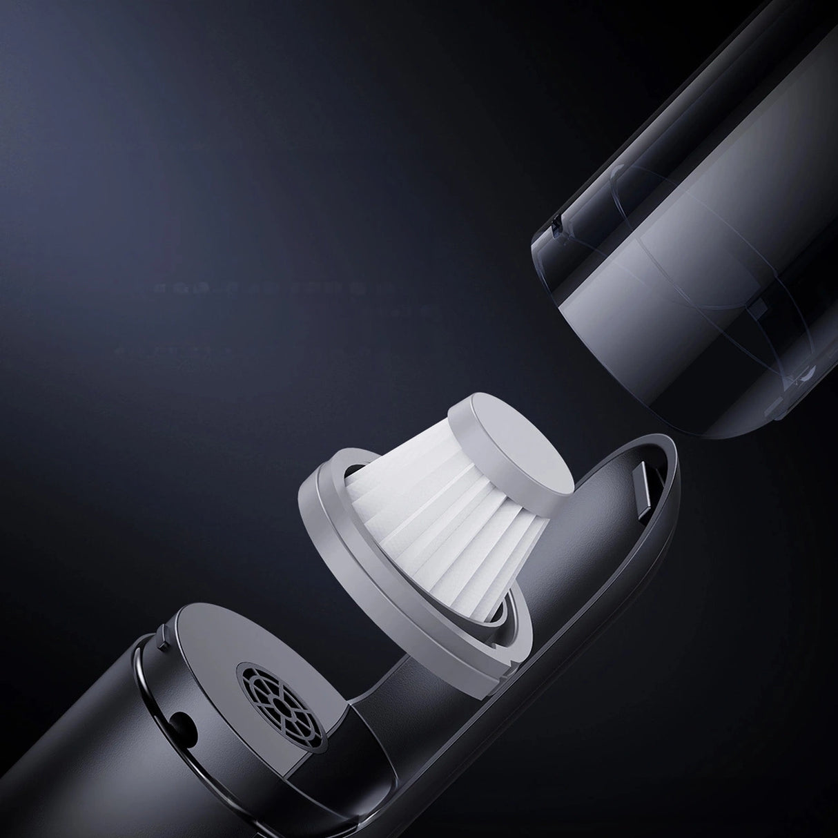 Baseus A0 Pro 4000Pa HEPA trådløs bilstøvsuger - sort