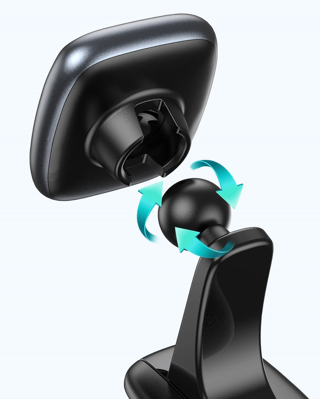 Wozinsky WUMTD Magnetic Car Dashboard Phone Holder - Black