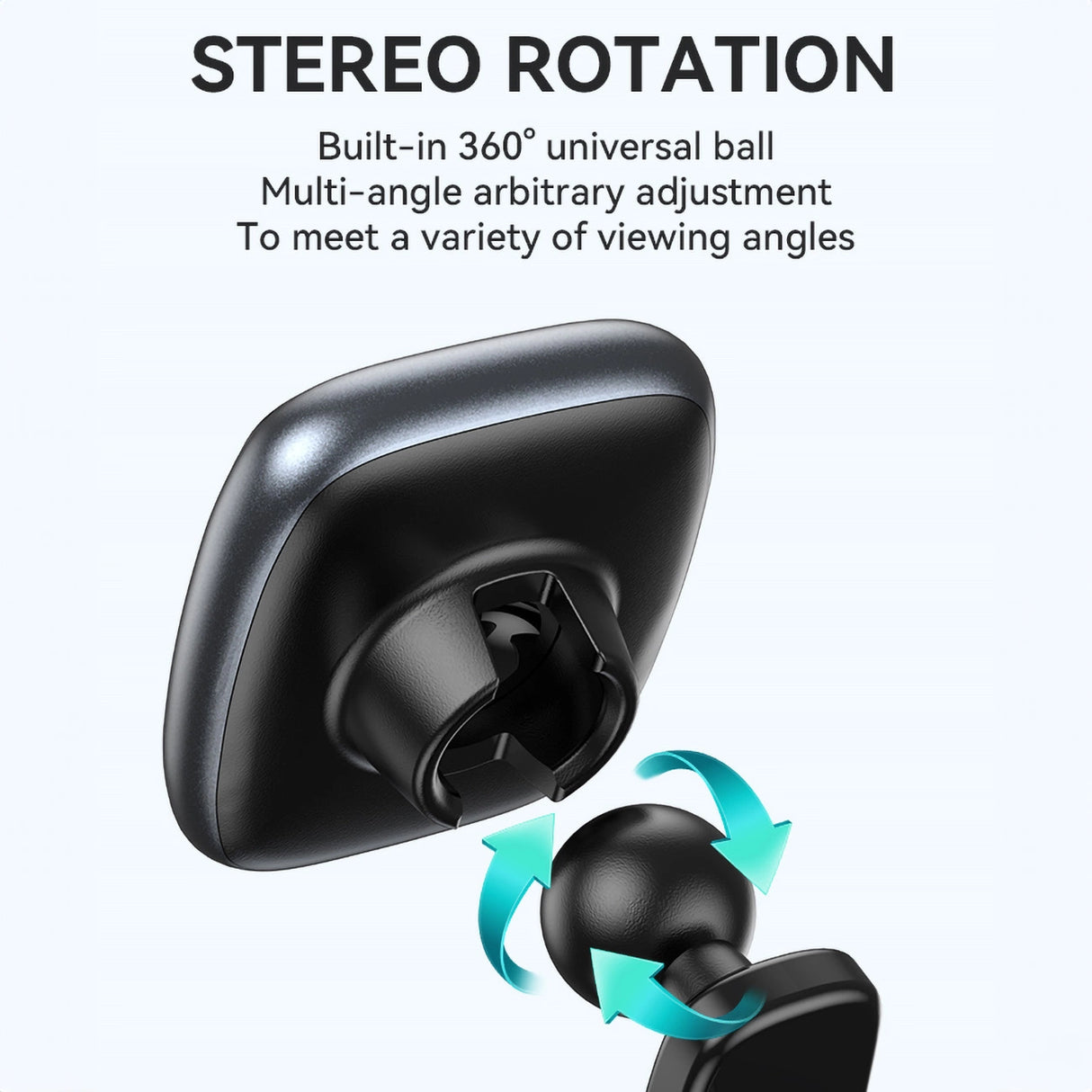 Wozinsky WUMTD Magnetic Car Dashboard Phone Holder - Black