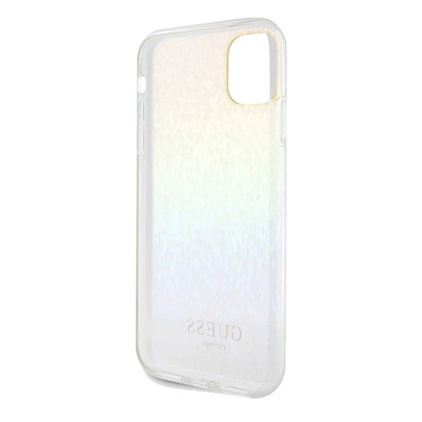 Guess IML Faceted Mirror Disco Iridescent case for iPhone 11 / Xr - multicolor
