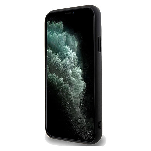 Guess Disco Metal Script-hylster til iPhone 11 / Xr - sort