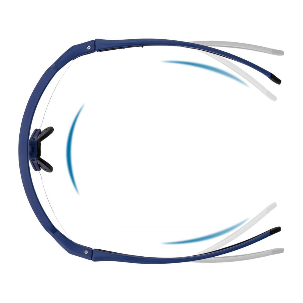 Rockbros 10174 UV400 Cycling Glasses - Blue