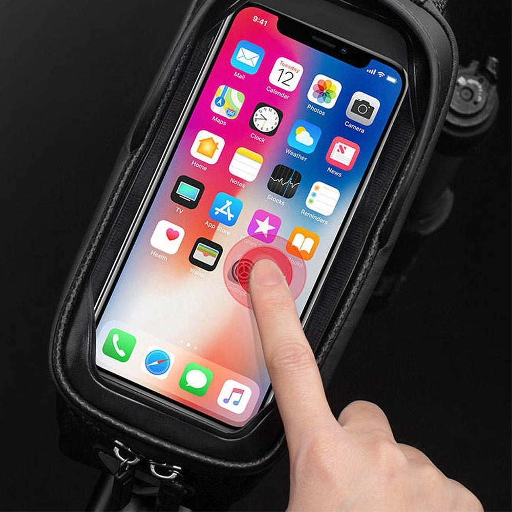 Rockbros B68-1 cykeltaske med telefonlomme, 1.7l, sort