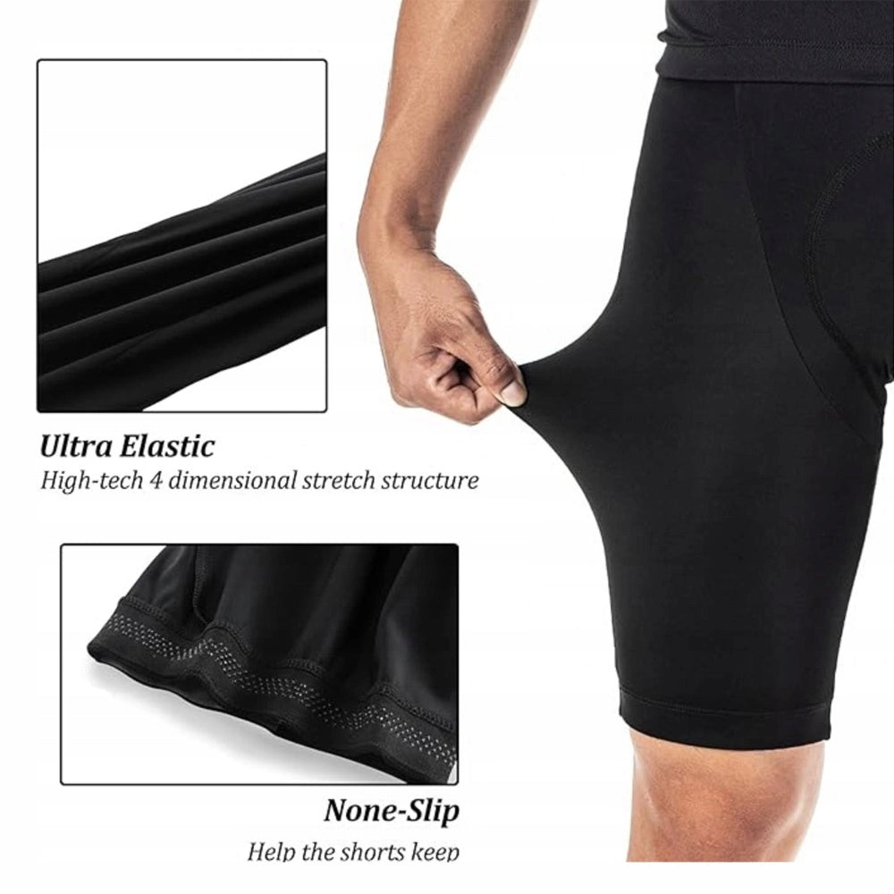 Rockbros RK2002XL bibshorts med XL-pude - sort