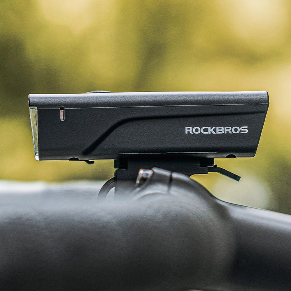 Rockbros 24510003001 forhjulslys 260 lm + USB-C - USB-A kabel - sort