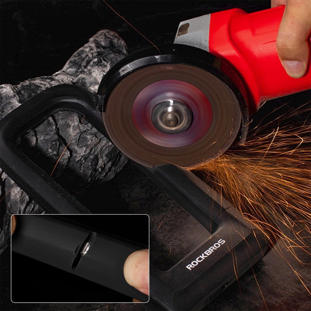 Rockbros RKS626 U-lås cykellås - sort