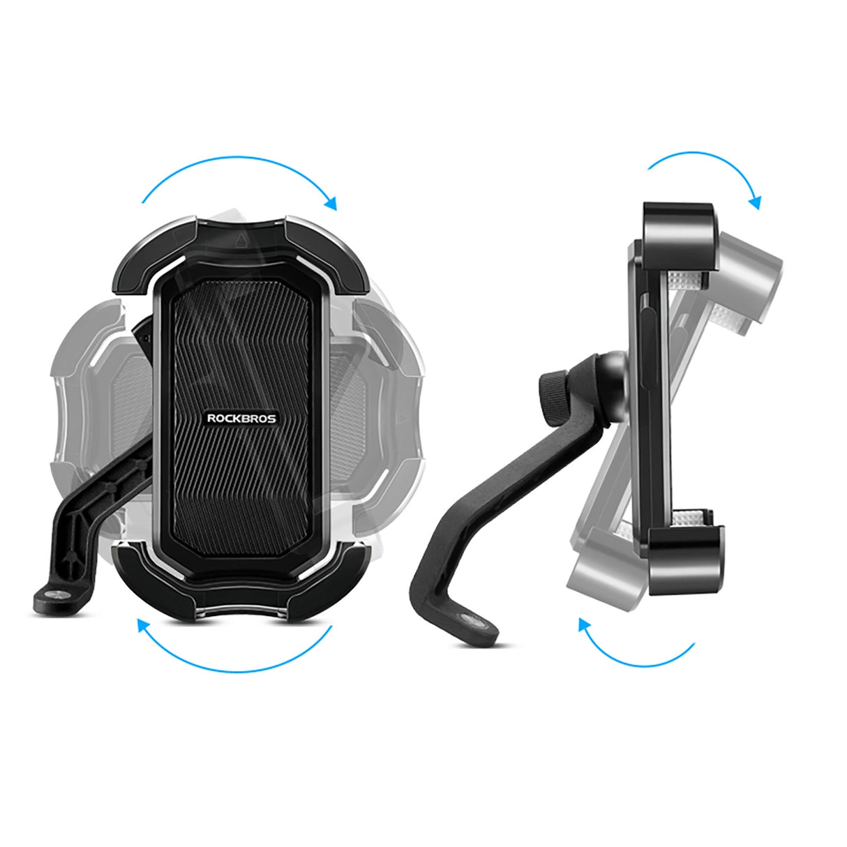 Rockbros 25210032001 Bike Phone Holder for Handlebars - Black