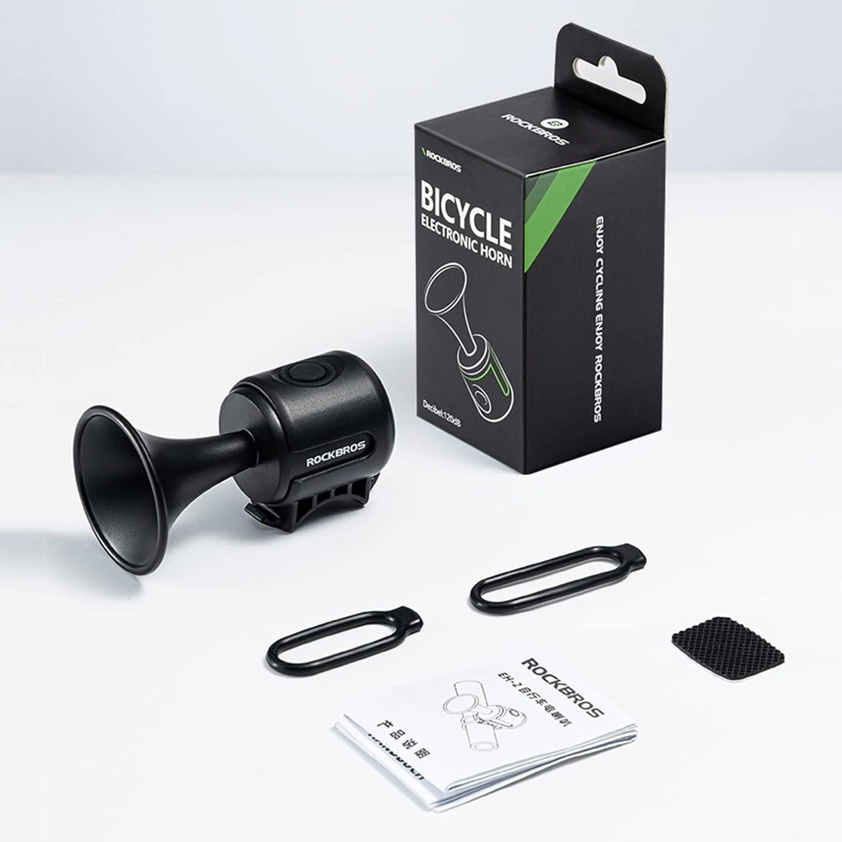 Rockbros 34210002001 elektronisk cykelklokke - sort