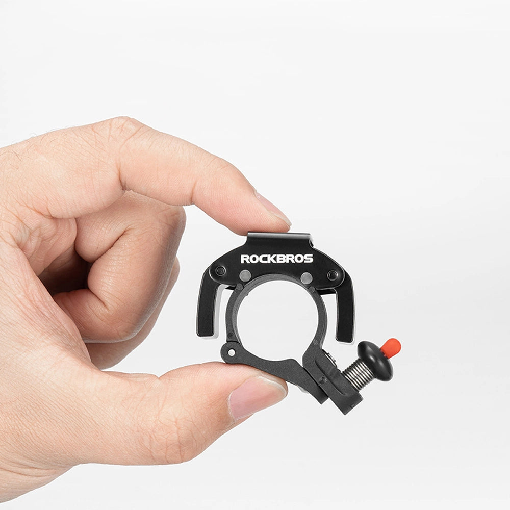 Rockbros cykelklokke 34210006001 form C - sort