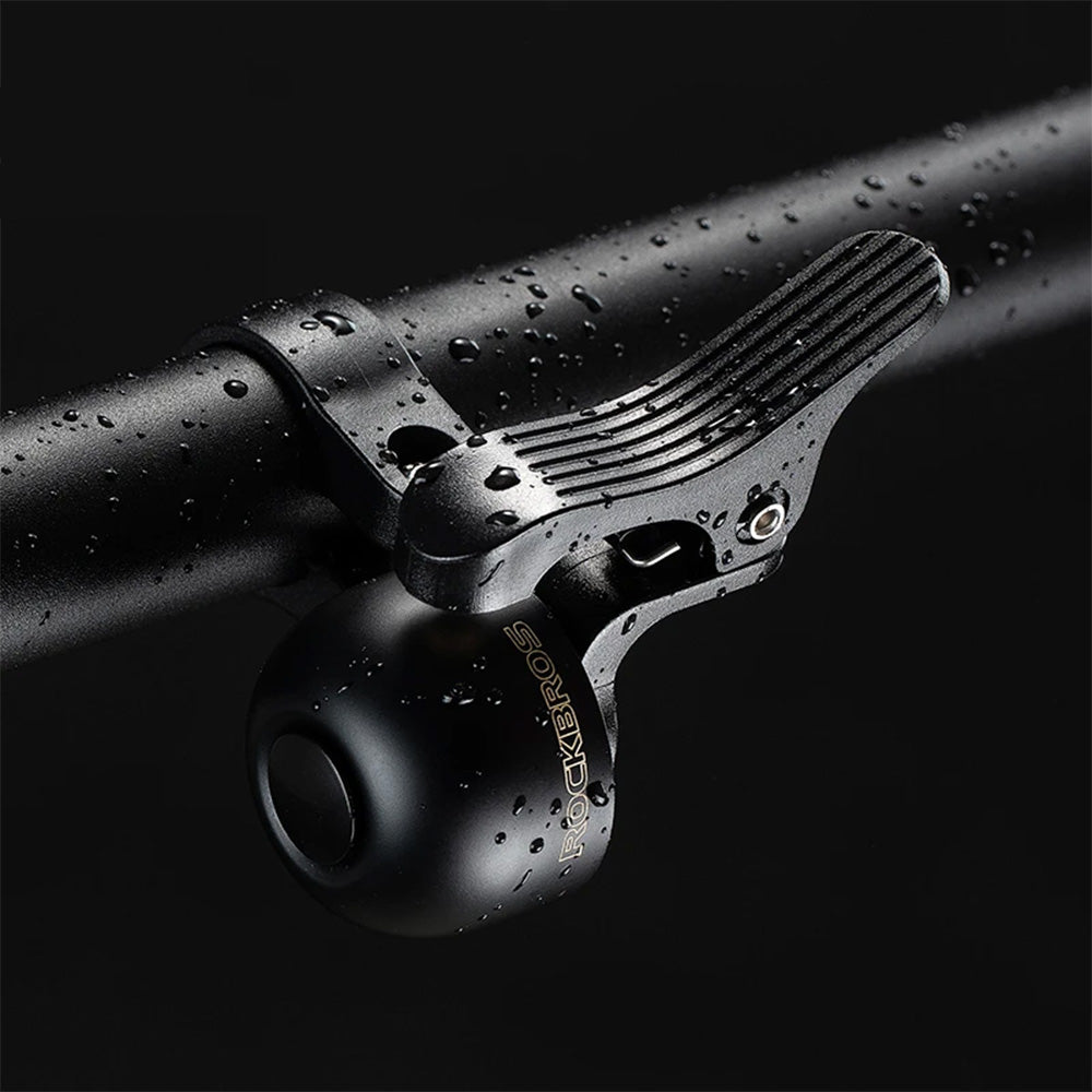 Rockbros 34210007001 bicycle bell for the left side of the handlebar - black